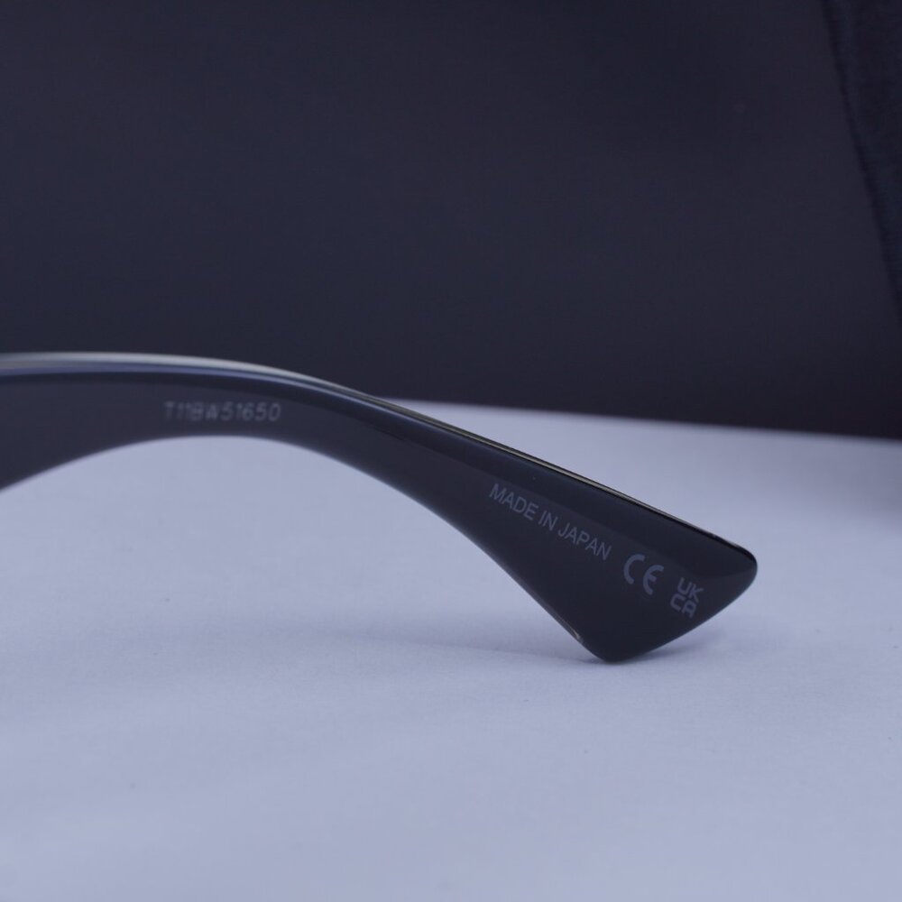 Saint Laurent SL789 JACQUES OPT 001 Square Eyeglasses - Shiny Black 47mm - Picture 9 of 10